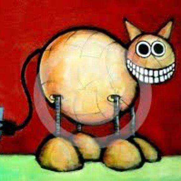 CATBOT Art Print for Cat Lovers Ready to Frame NEW - Picture 2 of 2